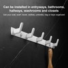 Wall Mounted Coat Rack Modern Stylish Coat Hanger Rack with