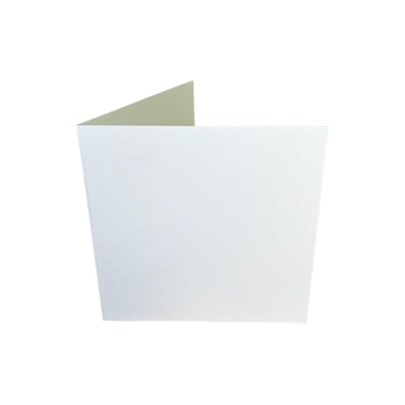 5 x 5" Bright White Card Blanks & Envelopes -