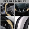 OHHMNKK Custom-Fit Steering Wheel Cover for Toyota Camry Corolla Highlander