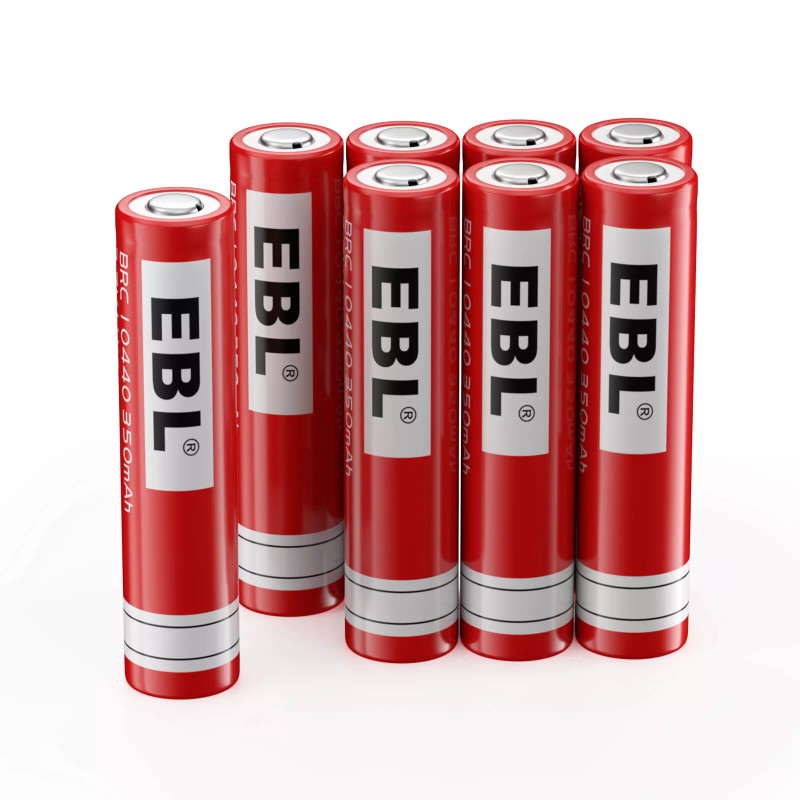 EBL 3.7V 350mAh 10440 Battery Li-ion Rechargeable For Flashlight LED