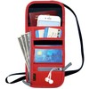 Travel Neck Wallet, RFID Blocking Passport Holder with Adjustable Neck