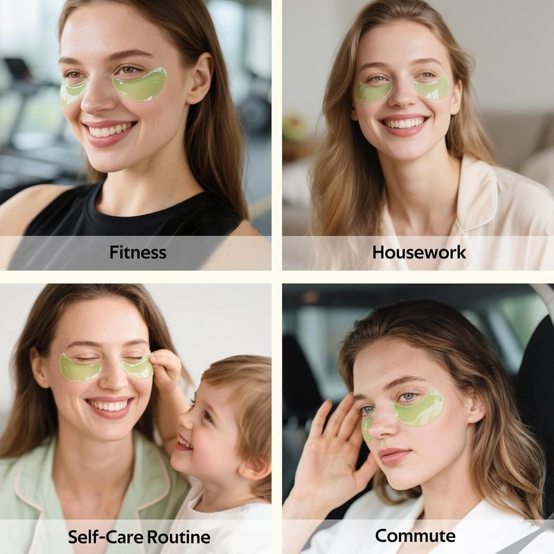 Parches Ojos de Aguacate con Colageno - Contorno de Ojos