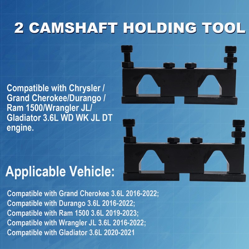 RIODEMBO Camshaft Phaser Timing Chain Tool, Crankshaft Pulley Wrench Compatible