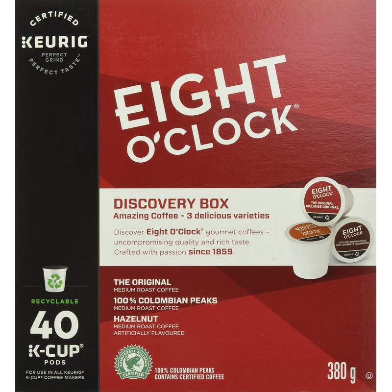 Eight O'Clock Discovery Box K-Cup Coffee Pods, 40 Count For