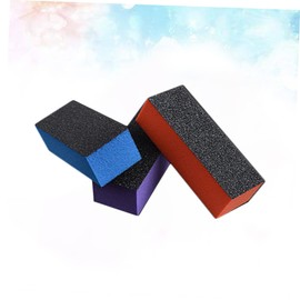 Healvian 18pcs Nail Buffer File Blocks Three-sided Sponge Shiner for Manicure Pedicure Portable Nail Polisher Purple Orange Blue for Smooth Gentle Buffing