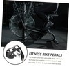 Outanaya 1Pair Rotating Pedals for Exercise Bikes Easy Installation Straps
