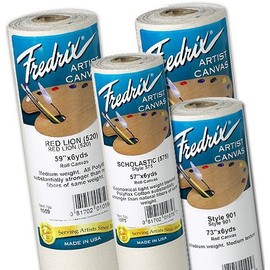 Tara Materials Fredrix Ultra Smooth Primed Polyflax 57x6yd 7oz