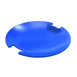 Era 26-inch Avalanche Adventurer Sled — 1 Rider Kids' Plastic Saucer for Year-Round Fun on Sand and Grass Hills, Blue