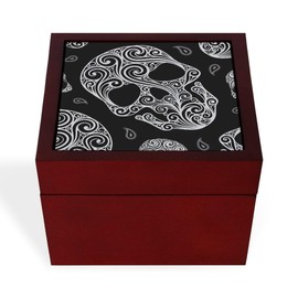 CafePress Skulls Memory Keepsake Jewelry Box, 5"x5"x3.75"