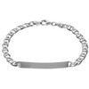 trendor Silver Men's Identity Bracelet 21 cm 35675 with Free