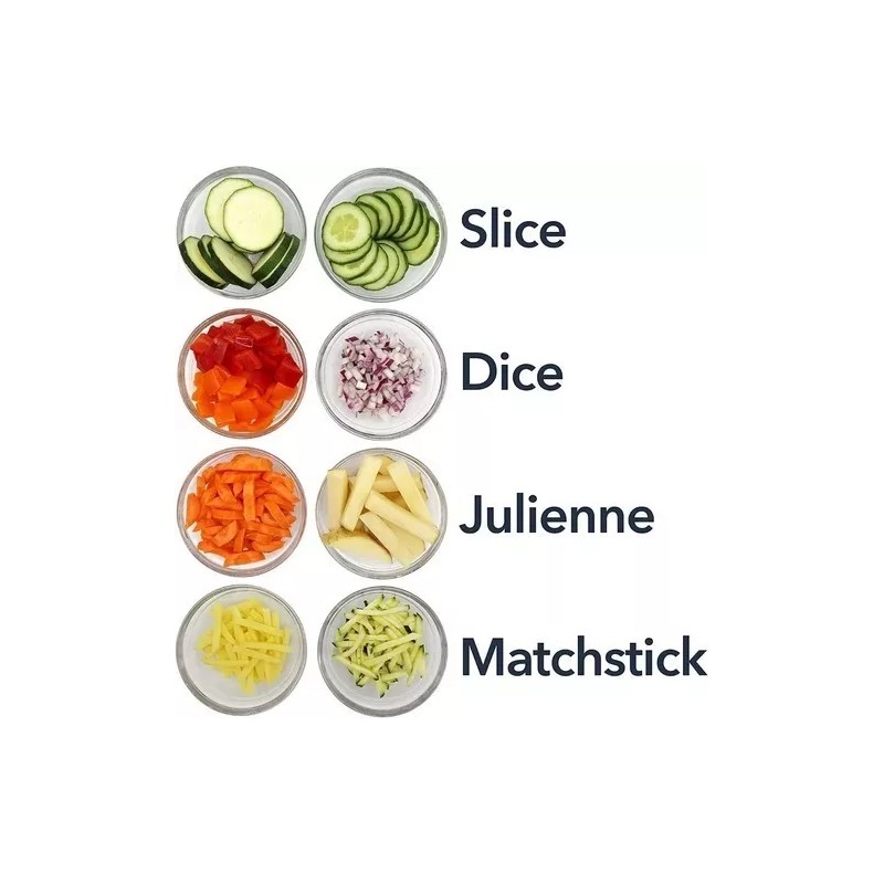 Total Supplier Mandolina Cortador Rebanador De Verdura Uso Practico