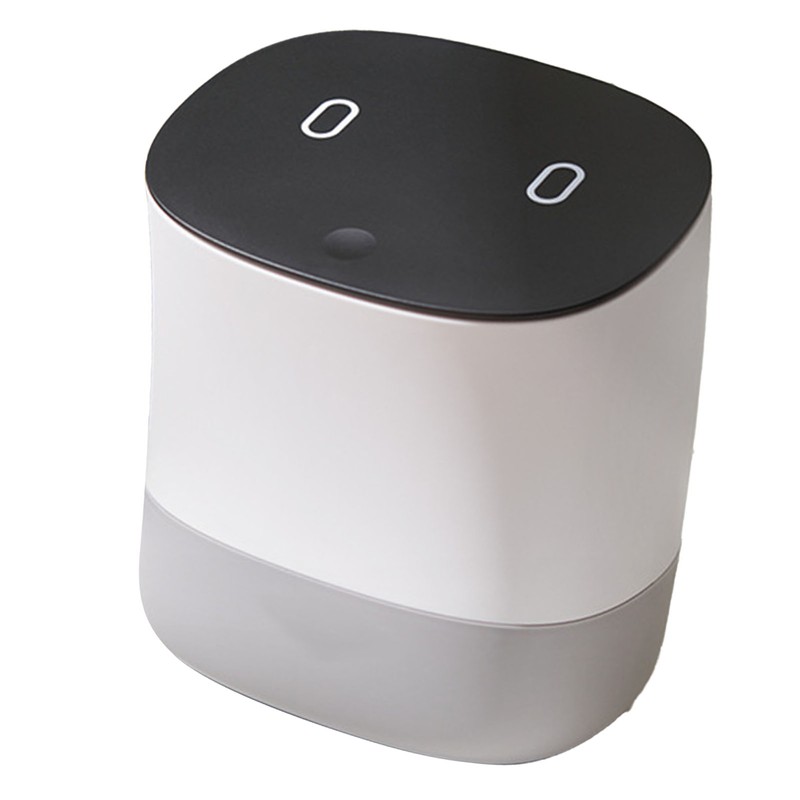 Mini Trash Can with Lid Small Desktop Trash Can Detachable
