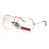 SA106 Classic Wire Rim Tear Drop Shape Pilot Clear Lens
