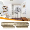24 Brass Curtain Rings - Durable Metal Rings for Curtain