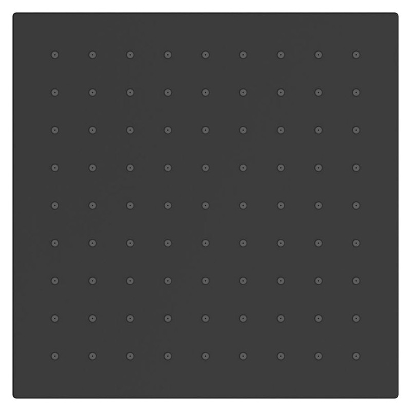 Karsen Contemporary Single-Function Shower Head for Bathroom, Matte Black, Design