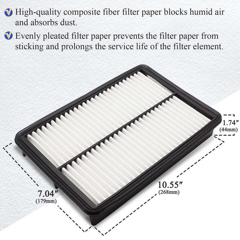 CA11259 Filtro de aire de motor para Mazda 3 Mazda