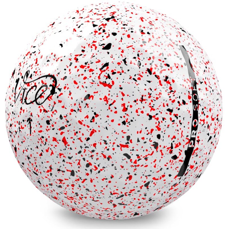 VICE Golf PRO Soft DRIP RED 2020 | 12 Golf