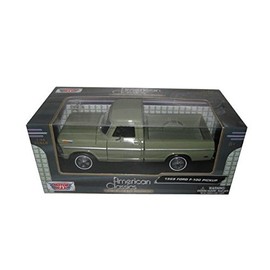 1969 Ford F-100 Pickup Truck Green 1/24 by Motormax 79315