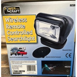 UST 4 Million Candle Power Spotlight w/ stand, Remote Control & Rechargeable