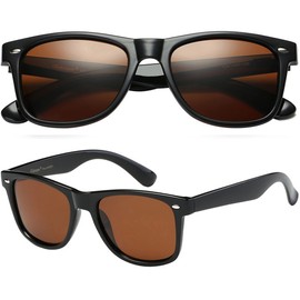 PolarSpex Mens Sunglasses - Retro Sunglasses for Men, Polarized Sunglasses for Womens - Cool Shades for Driving, Fishing
