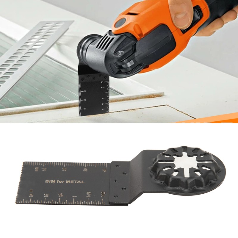 10Pcs Oscillating Saw Blade 34mm Bi Metal Multitool Cutting Tool