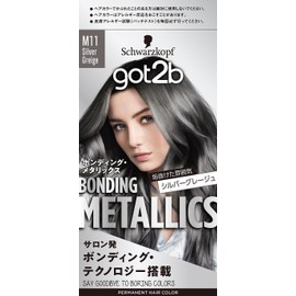 [got2b] Bonding Metallics Hair Color Silver Greige (Bleach On)