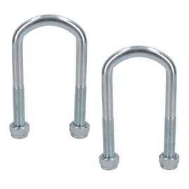2 Single Parabolic Leaf Spring High Tensile U Bolt for Ifor Williams Trailers