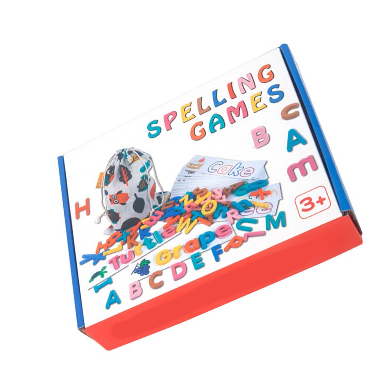 Spell Learning Toy Educational Wooden Matching Letter Toy for Preschool