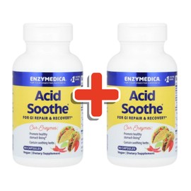 Enzy Medica Acid Soothe Acid Soothe 90 capsules (2), 90 tablets / 엔자이메디카 Acid Soothe 애시드 수스 수더 90캡슐 2개, 90정