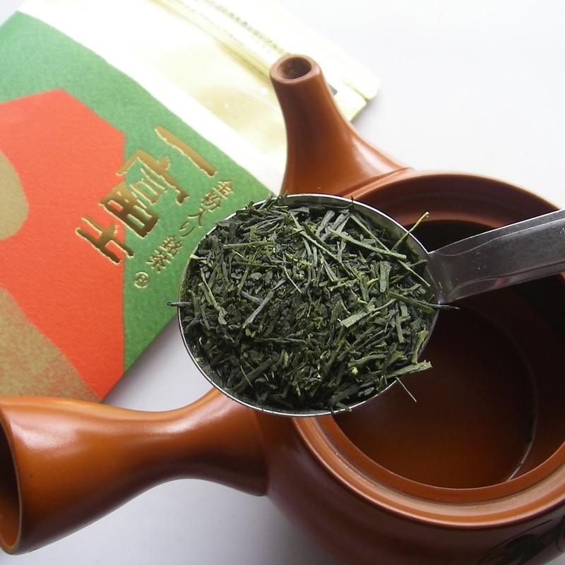 Premium Sencha with Gold Powder, 1.8 oz (50 g), Set