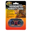 Zoo Med Economy Analog Dual Thermometer and Humidity Gauge, 6