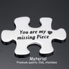 Missing Puzzle Piece Gift for Girlfriend Boyfriend Pocket Marriage Proposal