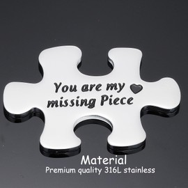 Missing Puzzle Piece Gift for Girlfriend Boyfriend Pocket Marriage Proposal You are My Missing Piece Puzzle