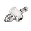uxcell Air Atomizing Nozzle, 1/4BSPT Misting Low Pressure Flat Fan