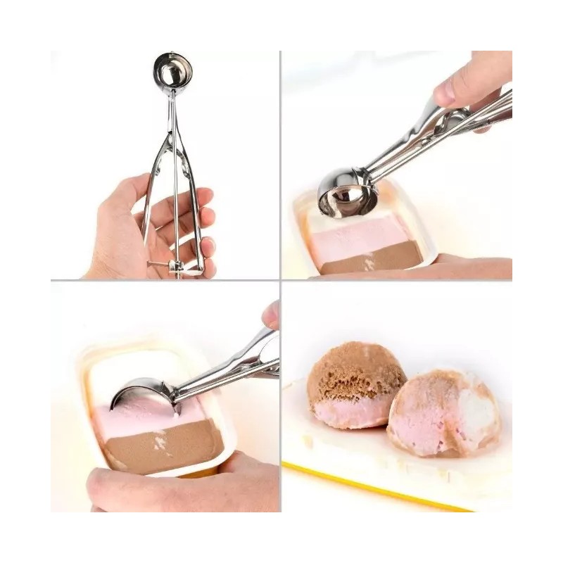 24x7 Cuchara Para Bolas De Helado Nieve Despechador Porcionador