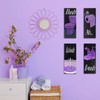 Chinco 4 Pcs Women Funny Wall Art Bathroom Decor 9.84