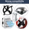 Criditpid Attic Fan Adjustable Thermostat & Humidistat Controller Box for