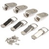 Lesnala 8 Pcs Stainless Steel 90 Degree Spring Toggle Lock