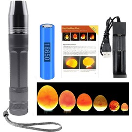 ziyue Egg Detector Light, Hatcher, Egg Detection Light, Hatcher, Hatcher, Flashlight, Egg, Quail, Duck, Parakeet, Ostrich, Bird, Egg, Egg, Egg, Egg, Hatching, Eggfiner (Grey)