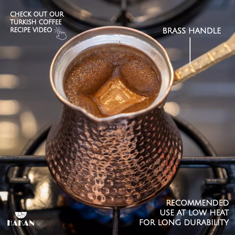 Hes Group Hakan Turkish Coffee Pot, Stovetop Water Boiler with