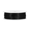 Satin Ribbon Width: 3 mm Length: 50 m (Black)