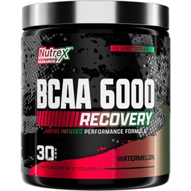 Nutrex Research - BCAA 6000 - Aminocidos en Polvo - 6 gramos de BCAA - Suplemento de aminocidos post-entrenamiento - 30 porciones (Watermelon)        