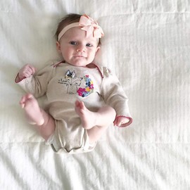 JOYOYO 20 Pcs Baby Bow Headbands Grosgrain Ribbon Bows 3 Inch Elastic Headbands with Hair Bows Headbands for Growing Babies, Toddlers, Little Girls