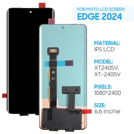 Original for Motorola Moto Edge 2024 Screen Replacement 6.6" for Moto XT2405V, XT-2405V LCD Screen Display Touch Digitizer Assembly Replacement(Not for 2022/2023/ 2025)