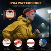 LED Headlamp Rechargeable Battery Powered Forehead 5 Light Mode 1000