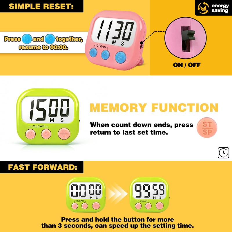 Classroom Timers for Teachers Kids Large Magnetic Digital Timer Teacher