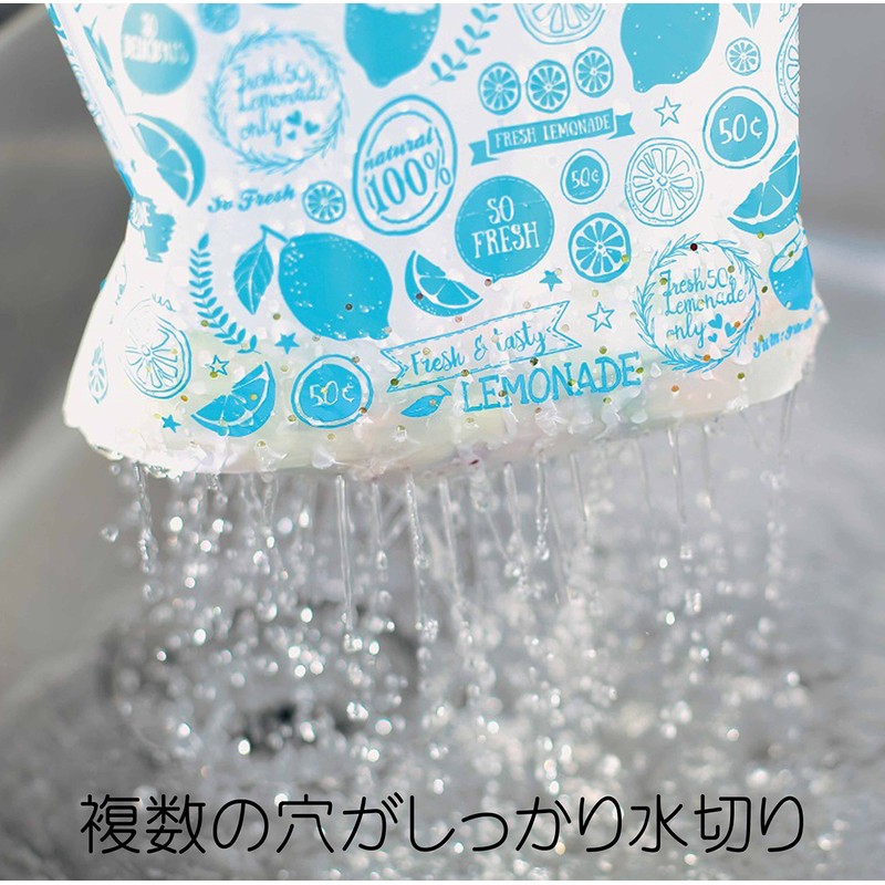 Epios 7095*3 Free Standing Garbage Draining Bags, 3 Colors, Set