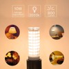 LEDGLE 5Pcs G9 LED Bulb 10W(100W Halogen Equivalent), 100LEDs 900LM