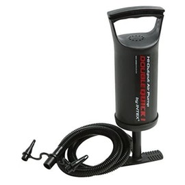 Intex 68612 Double Quick High Output Handluftpumpe, Schwarz, 29 cm