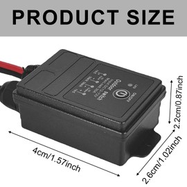 Remote Control Switch, 12 V Wireless Switch DC12 V ~ 72 V 30 A Relay Remote Switch, 100 ~ 3000 m Long Range Radio Switch with Remote Control for Garage Doors, Motorcycles, Theft Alarm, Guardrail